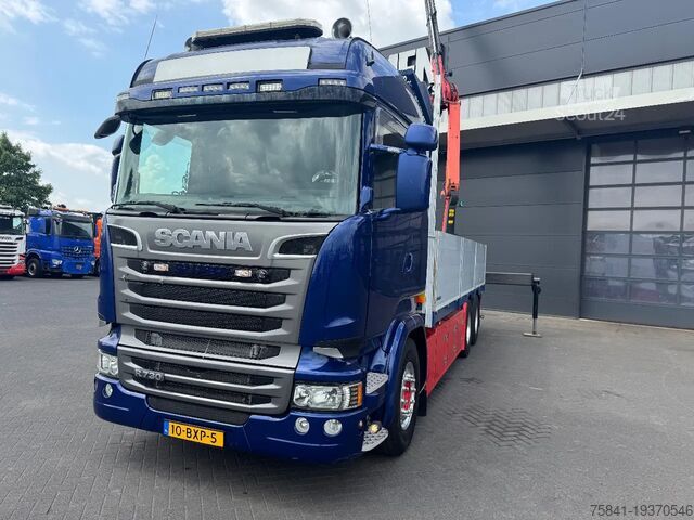 Krano sunkvežimis Scania R730 R 730 V8 6x2 Palfinger PK 18502-SH E