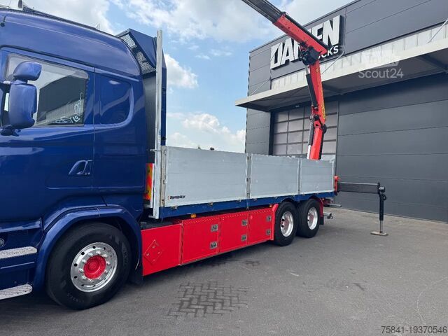 Krano sunkvežimis Scania R730 R 730 V8 6x2 Palfinger PK 18502-SH E