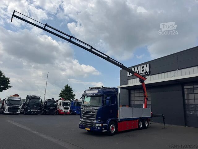 Krano sunkvežimis Scania R730 R 730 V8 6x2 Palfinger PK 18502-SH E