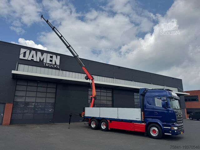 Krano sunkvežimis Scania R730 R 730 V8 6x2 Palfinger PK 18502-SH E