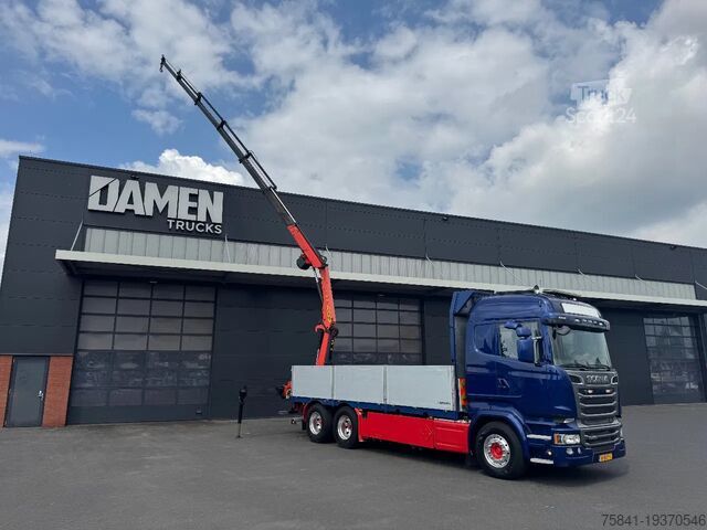 Krano sunkvežimis Scania R730 R 730 V8 6x2 Palfinger PK 18502-SH E