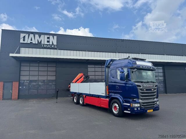 Krano sunkvežimis Scania R730 R 730 V8 6x2 Palfinger PK 18502-SH E