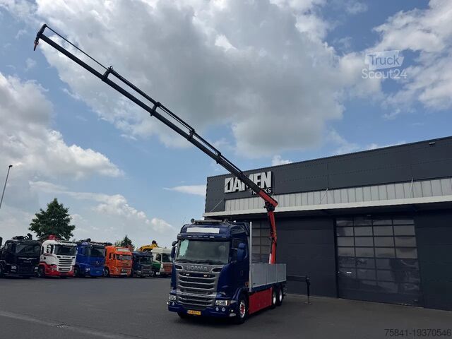 Krano sunkvežimis Scania R730 R 730 V8 6x2 Palfinger PK 18502-SH E