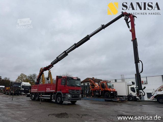 LKW mit Pritsche (offen) MERCEDES-BENZ Actros 2541/Kran/PK 34002-SH E/FlyJib/Funk/31Met