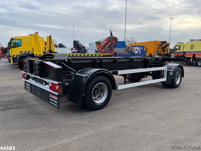 Containervervoer Noyens 2-assige containeraanhangwagen