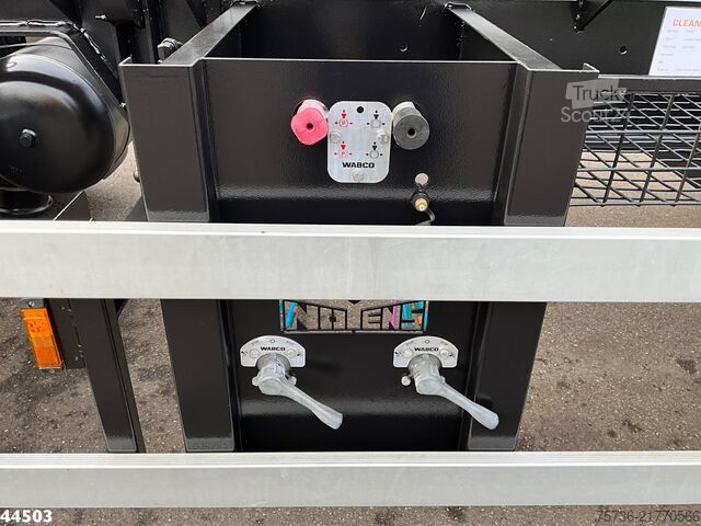 Containervervoer Noyens 2-assige containeraanhangwagen