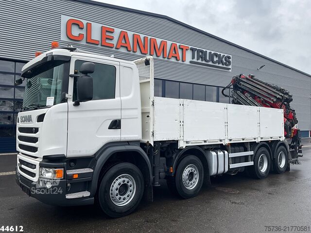 Autogru Scania G 450 8x4 Euro 6 Fassi 66 Tonmeter laadkraan + ...
