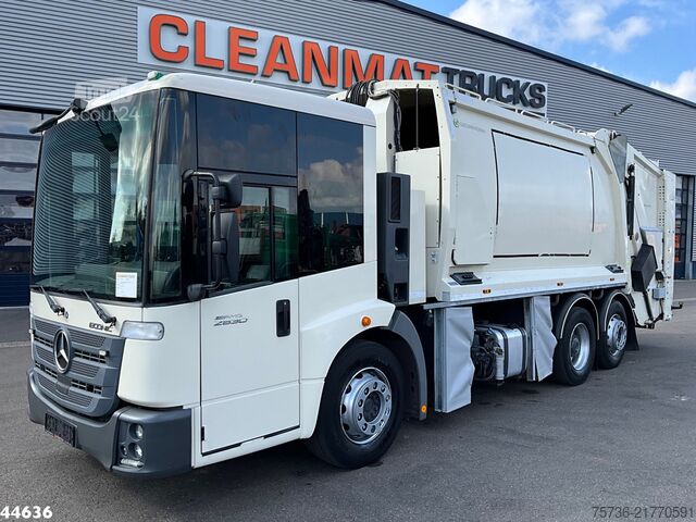 Abfallsammelfahrzeug Mercedes Econic 2630 Euro 6 Norba MF 300 18m³ 2 comparti...