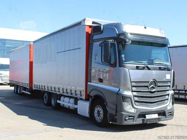 Φορτηγό τύπου τζάμπο MERCEDES-BENZ Actros 2542, EURO 6, 6X2, TRANSIT SET + HIPOCAR