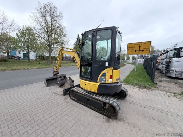 Mini excavator KOMATSU PC26 MR-3 + Löffel Packet  / TOP