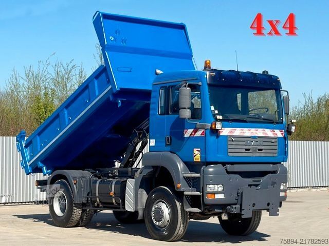 Tovornjak prekucnik MAN TGA 18.410 * Kipper 4,10 m * 4x4 * TOPZUSTAND