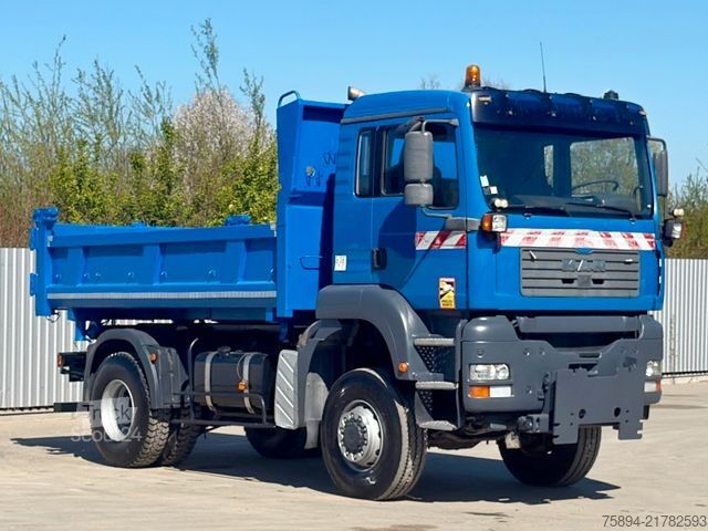 Tovornjak prekucnik MAN TGA 18.410 * Kipper 4,10 m * 4x4 * TOPZUSTAND