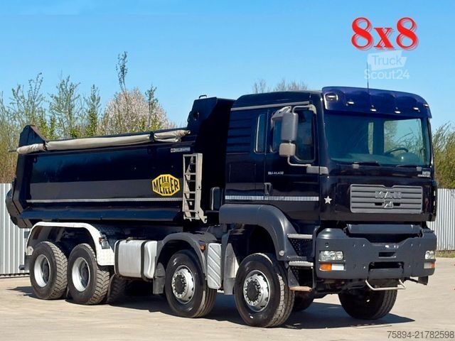 Tovornjak prekucnik MAN TGA 41.430 * KIPPER * 8x8 * TOP