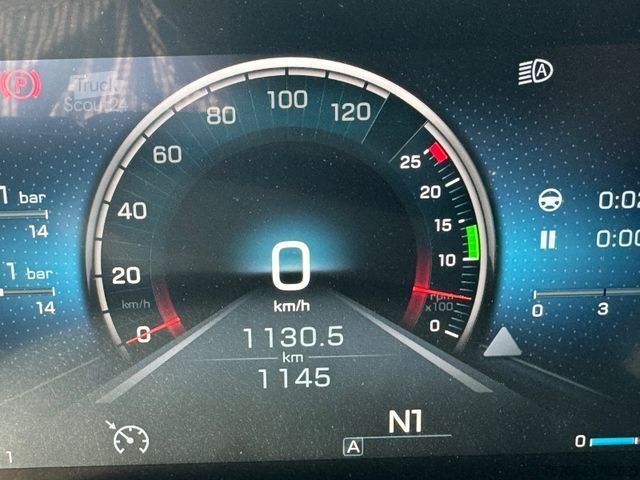 Châssis de camion MERCEDES-BENZ ACTROS 2546  / LENKACHSE / RADSTAND 5,2 m / PTO