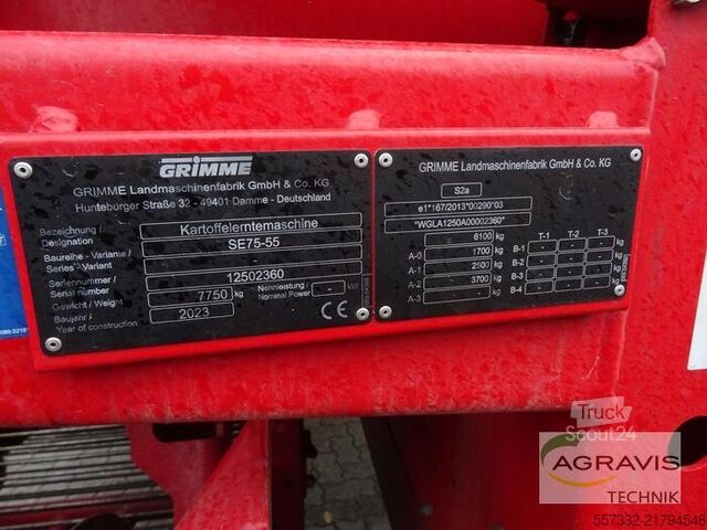 Bulvių technologija Grimme SE 85-55 SB