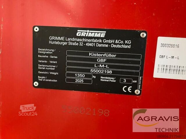 Dvorní nakladač Grimme GBF L-M-L