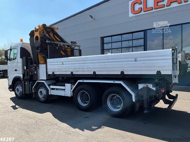 Vinç kamyonu Volvo FH 500 8x4 Effer 65 Tonmeter laadkraan + Fly-Jib