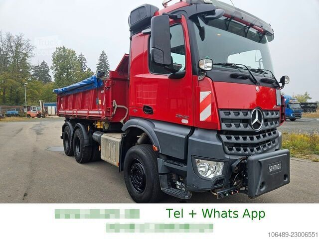 Háromirányú billenő teherautó MERCEDES-BENZ 2642 K 6x4 Blatt/Blatt Meiller