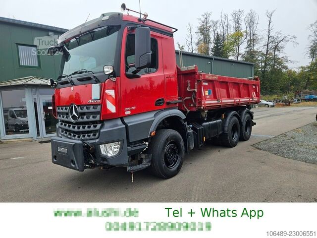 Háromirányú billenő teherautó MERCEDES-BENZ 2642 K 6x4 Blatt/Blatt Meiller