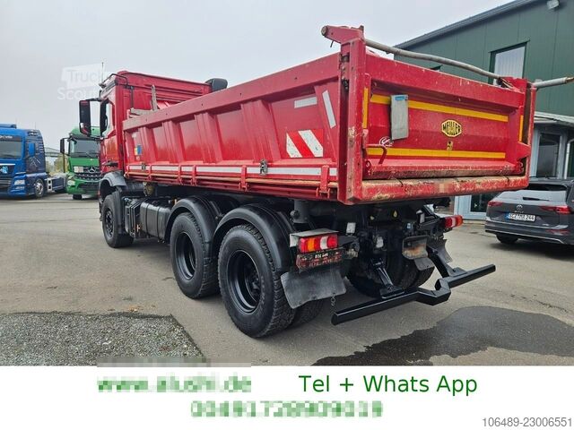 Háromirányú billenő teherautó MERCEDES-BENZ 2642 K 6x4 Blatt/Blatt Meiller