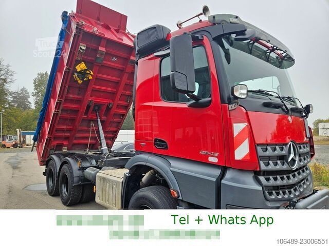 Háromirányú billenő teherautó MERCEDES-BENZ 2642 K 6x4 Blatt/Blatt Meiller