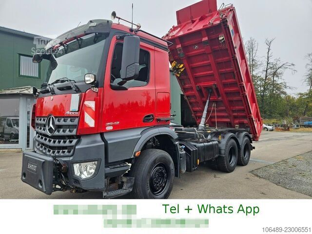 Háromirányú billenő teherautó MERCEDES-BENZ 2642 K 6x4 Blatt/Blatt Meiller