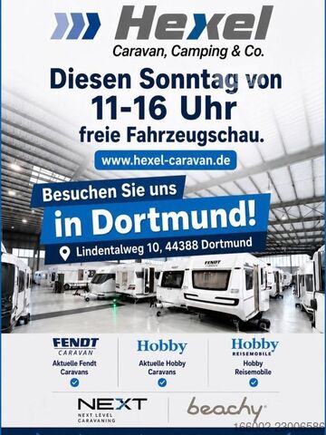 Caravana HOBBY Excellent Edition 650 KMFe 2.200 kg Auflastung