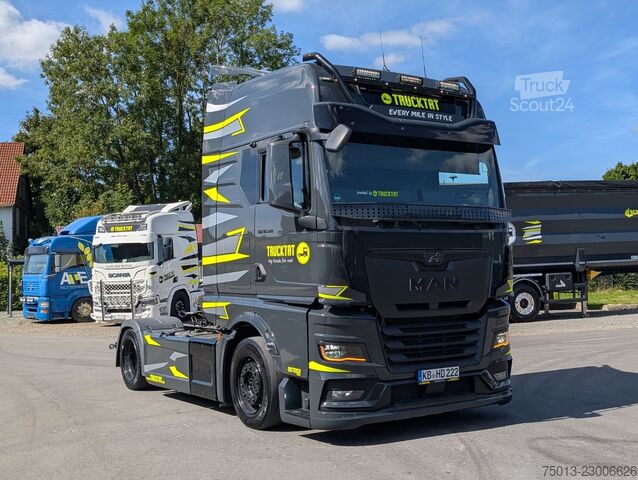 Objemový tahač MAN TGX 18.520 LL SA Voll-Ausstattung, Hub-Kupplung