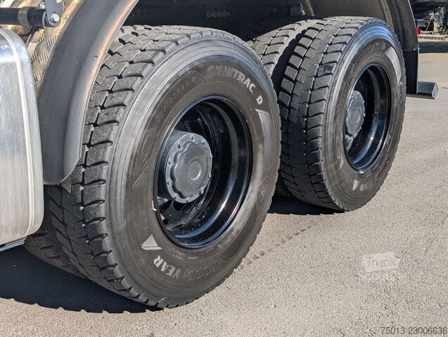 Camion-benne tricar MAN TGS 35.520 8x4, 1 Liege, MEILLER Bordmatic,MIETE