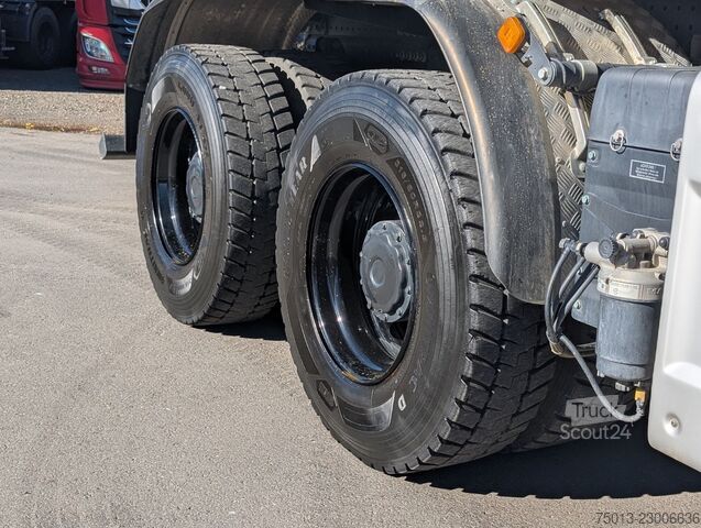 Camion-benne tricar MAN TGS 35.520 8x4, 1 Liege, MEILLER Bordmatic,MIETE