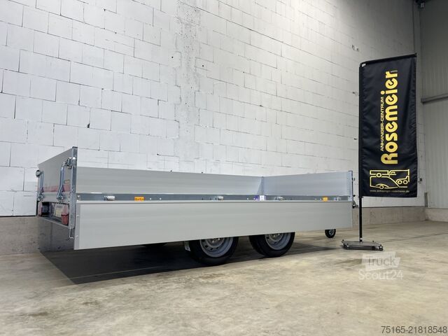 Flatbed trailer EDUARD 3015-4-P3-2063 Hochlader