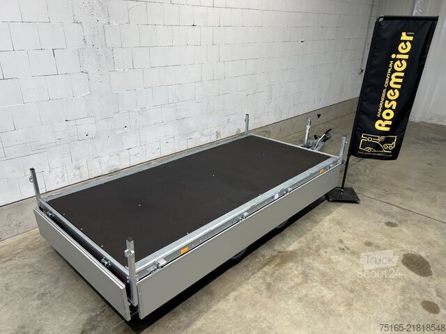 Flatbed trailer EDUARD 3015-4-P3-2063 Hochlader