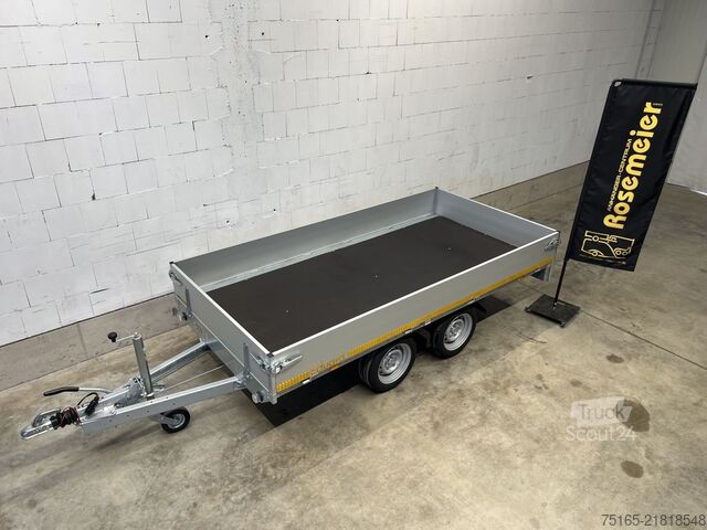 Flatbed trailer EDUARD 3015-4-P3-2063 Hochlader