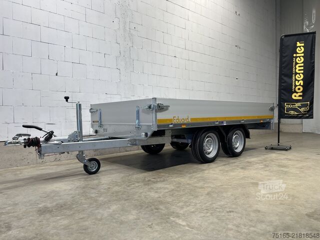 Flatbed trailer EDUARD 3015-4-P3-2063 Hochlader