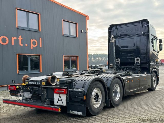 Haakarm vrachtwagen SCANIA 770S 6x2 Abrollkipper MEILLER RK 21.70