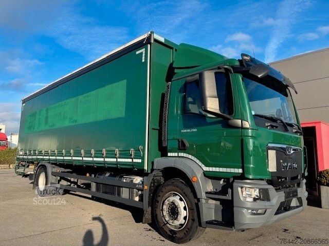 LKW mit Pritsche & Plane MAN TGM 18.290BL-SCHIEBEPLANEN/EDSCHA DACH/LBW 2TON