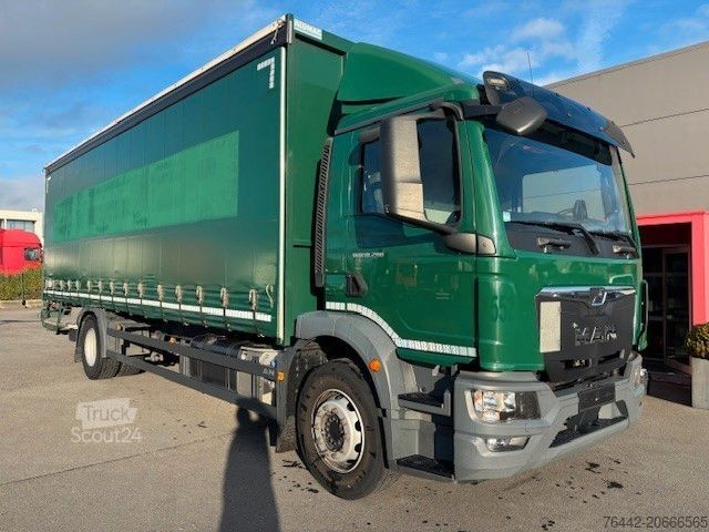 LKW mit Pritsche & Plane MAN TGM 18.290BL-SCHIEBEPLANEN/EDSCHA DACH/LBW 2TON