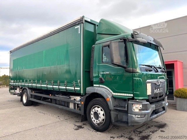 LKW mit Pritsche & Plane MAN TGM 18.290BL-SCHIEBEPLANEN/EDSCHA DACH/LBW 2TON