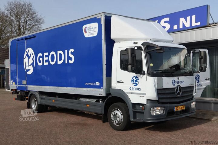 Koffer Mercedes-Benz Atego 1218 1218 L Bak+Klep Dhollandia 1500 kg