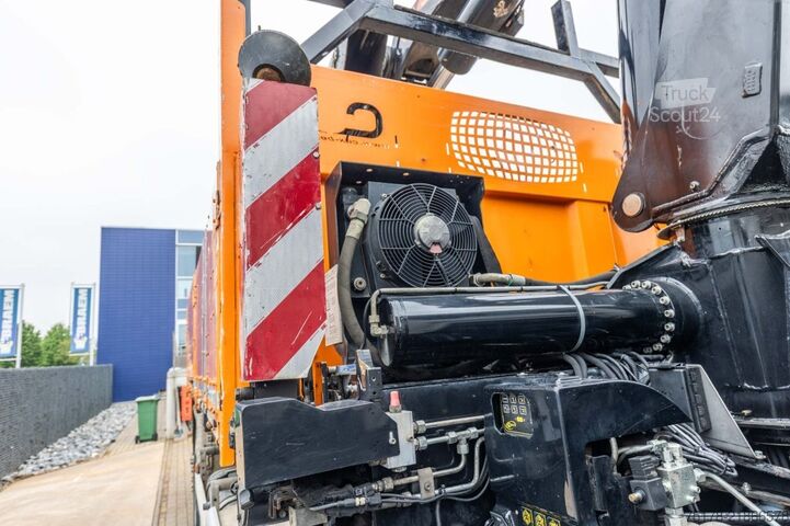 Camion-benne avec grue MAN TGS 35.400 BL -8x4H-6+ PM 38.5 SP-LC/7x