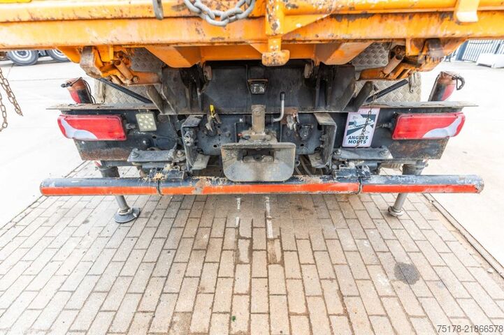 Camion-benne avec grue MAN TGS 35.400 BL -8x4H-6+ PM 38.5 SP-LC/7x