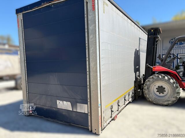 Udskifteligt lad med platform og presenning Wecon Jumbo Verzinkt 3m Innen Hubdach