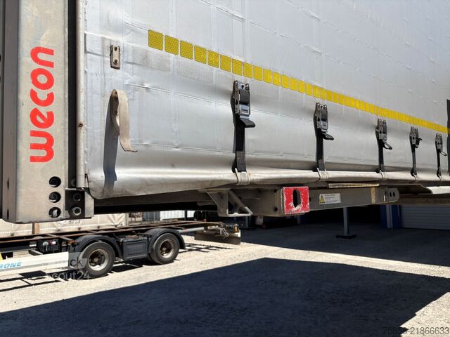 Udskifteligt lad med platform og presenning Wecon Jumbo Verzinkt 3m Innen Hubdach