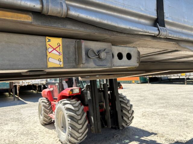 Udskifteligt lad med platform og presenning Wecon Jumbo Verzinkt 3m Innen Hubdach