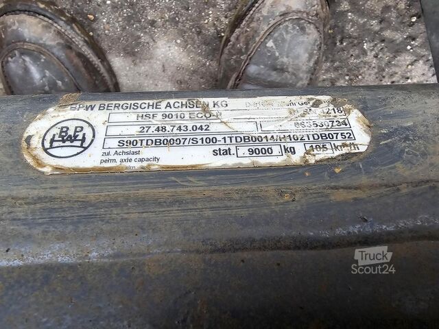 Aksel BPW HSF 9010 ECO-P | TRAILERAXLE |DRUM.