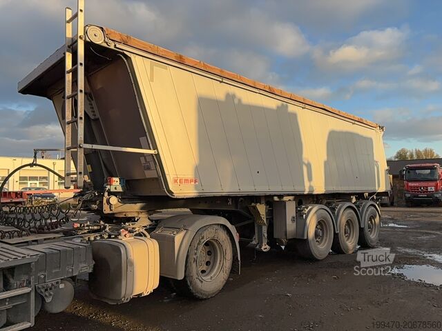 Kipper aanhanger Kempf 3-axle aluminium tipper semi-trailer