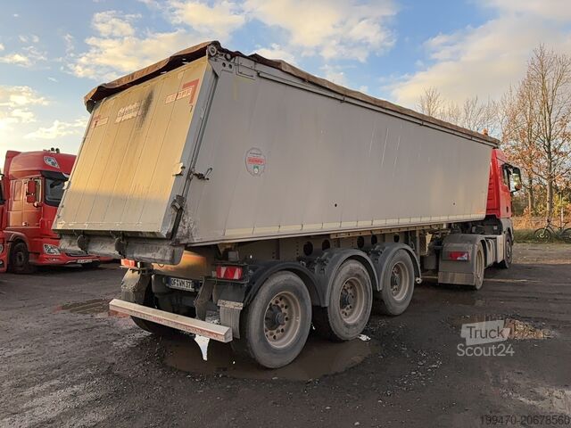 Kipper aanhanger Kempf 3-axle aluminium tipper semi-trailer