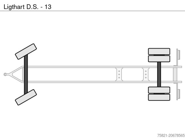 Platform trailer Ligthart D.S. - 13