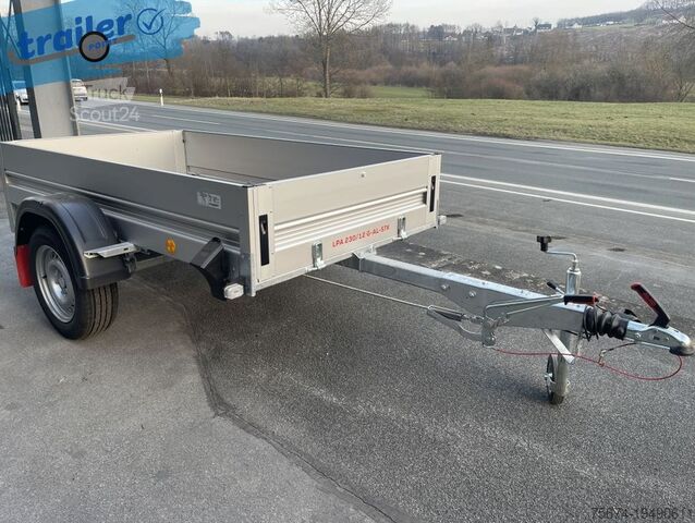 Trailer för bil Pongratz Autoanhänger Aluaufbau 230x125cm - 750 kg