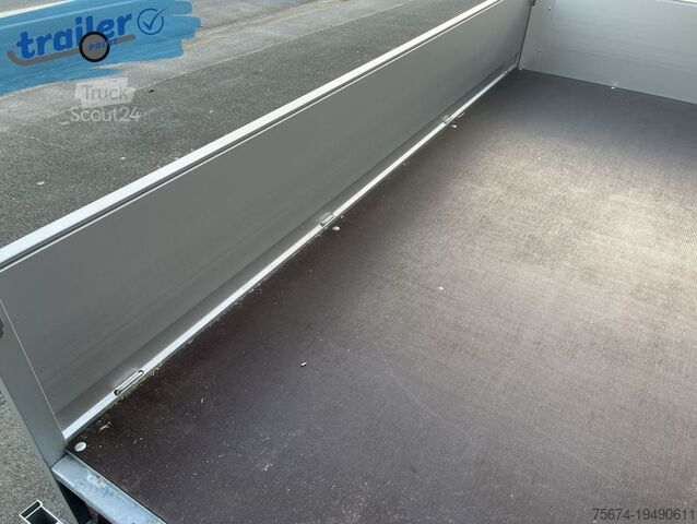 Automobilio priekaba Pongratz Autoanhänger Aluaufbau 230x125cm - 750 kg